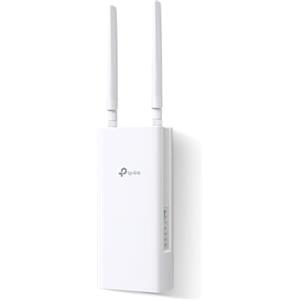 TP-Link TL-MR100-Router WiFi per esterni 4G 300 Mbps, router 4G impermeabile IP65 con slot SIM sbloccato, montaggio a parete/finestra, collegamento fino a 32 dispositivi, Plug & Play