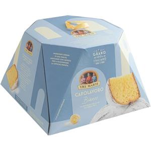 CAIYA Tre Marie, Panettone Capolavoro Bianco Grano 100% Italiano, 800 g