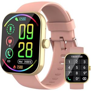 Kuizil 2025 Nuovo Smartwatch Uomo Donna Chiamate Bluetooth, 1.91" Orologio Smart watch con Sonno/Cardiofrequenzimetro/SpO2/Contapassi/115+ Sportive, Fitness Tracker Compatibile con Xiaomi iPhone Samsung ecc.