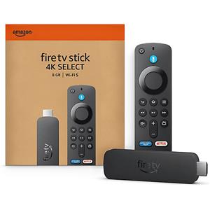 Amazon Fire TV Stick 4K Select - Streaming 4K Ultra HD, Wi-Fi 5, 8GB, con Fire OS e supporto per Netflix e Prime Video
