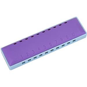 Bnineteenteam Armonica in resina armonica a bocca, armonica a 10 fori per bambini Rock Jazz Folk Harmonicas(viola) Fisarmonica A Bocca Bambini
