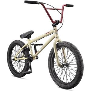 Mongoose Legion L80 Freestyle Bici BMX per piloti di livello avanzato, per adulti, uomini e donne, telaio 4130 Chromoly e ruote da 20, marrone chiaro