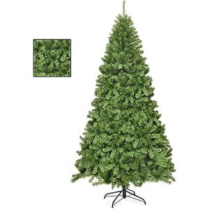 KOMFOTTEU Albero di Natale Artificiale 150/180/210/230/270cm in PVC, Albero di Natale ad Apertura Automatica ad Ombrello con Base, Christmas Tree (180 cm, Verde)