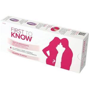 First To Know® - Il primo Test di Gravidanza su sangue che puoi fare da sola - Confezione con 2 Test