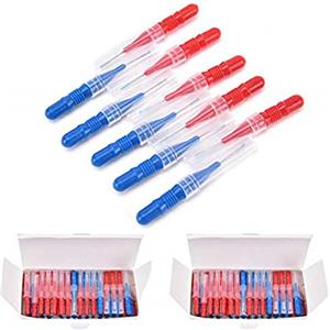 LHKJ 50 pezzi Scovolini per Denti,Pulizia dei Denti Interdentale,Igiene dei Denti