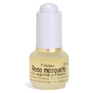 Fitoben Olio di Rosa Mosqueta Antiossidante 10 ml - Rigenerante e Curativo per Pelli Esigenti