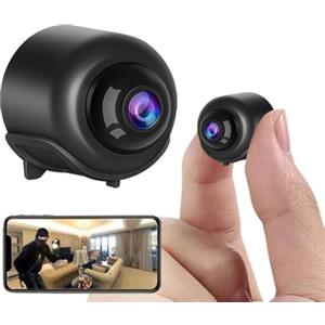 Genérico Mini telecamera spia nascosta IP WiFi HD 1080p con app per guardare video in tempo reale dal telefono cellulare Micro fotocamera di sicurezza per sorveglianza con visione notturna e rilevamento del
