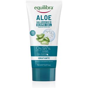 Equilibra Aloe Dermo-Gel Ialuronico 150ml - Gel Idratante e Lenitivo con Aloe Vera e Acido Ialuronico