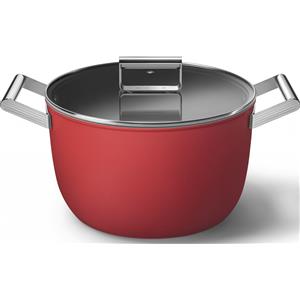 Smeg Pentola 50's Style 26 cm rossa