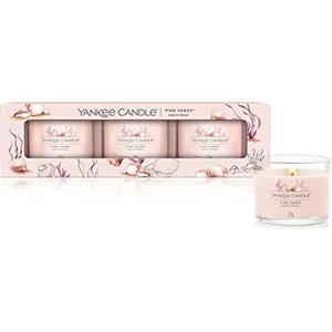 Yankee Candle Set Regalo Candele profumate, Miscela di Cera di soia, Pink Sands, One Size