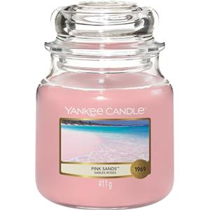 Yankee Candle Candela profumata in giara media | Sabbie rosa | Durata Fino a 75 Ore