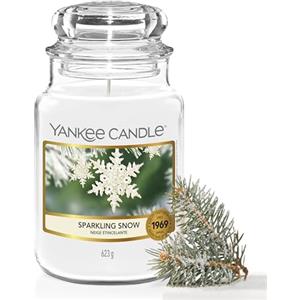 Yankee Candle Candela profumata in giara grande | Sparkling Snow | Durata Fino a 150 Ore | Regali perfetti per le donne