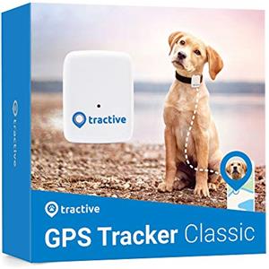 Tractive Localizzatore GPS per animali domestici, Bianco, Taglia Unica