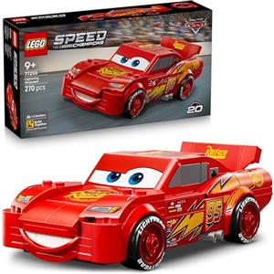 LEGO Speed Champions Saetta McQueen - Macchina da Corsa Giocattolo - Kit di Modellismo da Collezione - Idea Regalo Disney per Bambini e Bambine da 9 Anni in su Fan del Film Pixar Cars - 77255
