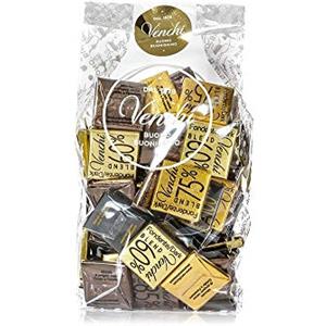 Venchi Cioccolatini Blend Assortiti in Sacchetto 300g - Cioccolato Fondente in Versioni 75%, 60%, 85%, 100% - Senza Glutine