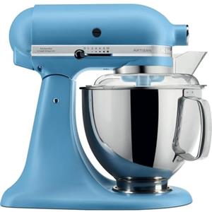 Kitchenaid Planetaria - Artisan - Robot da Cucina con testa inclinabile e 7 accessori - 4.8 L - Impastatrice - Color Blue velvet