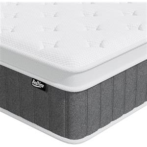 Bednew Materasso Matrimoniale 160x200cm Öko-Tex Standard 100, Molle Insacchettate 7 Zone, Spessore 26cm, Fermezza Media, Materiali Sicuri, Ideale per la Schiena, Garanzia