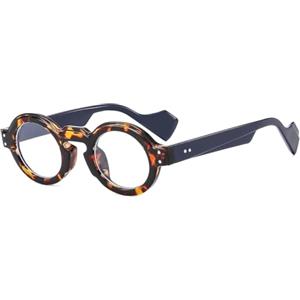 YAMEIZE Occhiali Anti Luce Blu Ovale Montatura Occhiali Filtro Luce Blu Anti Riflesso Affaticamento Occhiali da Riposo per Schermo Con Lenti Trasparenti