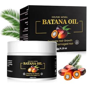 BoloShine Olio di Batana Capelli, Raw Batana Oil per la Crescita dei Capelli, 100% Puro Batana Oil for Hair Growth, Anticaduta, Riparazione Rinforza Nutre e Idrata dei Capelli per Uomini e Donne, 4,16 oz