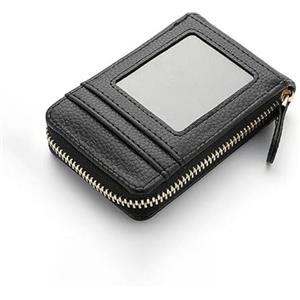 RNIEGA Porta Carte di Credito Donna, Mini Porta Tessere per Donna, Portacarte da Donna, Portafoglio in Pelle PU con Più Fori per Carte