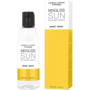 MIXGLISS Lubrificante a Base Silicone Aroma Monoi 100ml - Lunghissima Durata per Piaceri Intensi