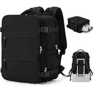 SZSYCN Zaino da Viaggio con Sottovuoto Ryanair 40x30x20 Wizzair Borse da Cabina per Ryanair 40x20x25 Bagaglio a Mano Sottovuoto con pompa,Zaino Casual per Laptop