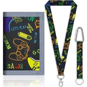 Liwein Portafoglio Bambino,Portamonete Bambino,Portafoglio Bambina per Bambini Regali di Compleanno(Console di gioco)