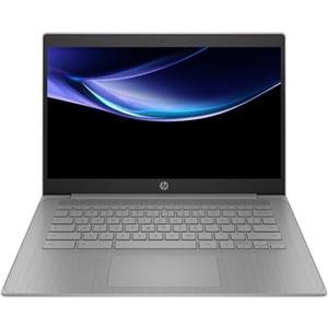 HP Chromebook 14a-ne1000sl Notebook, Intel Celeron N4500, 4GB RAM, 64GB eMMC, Display 14" HD Antiriflesso SVA, Intel UHD Graphics, ChromeOS, Grigio