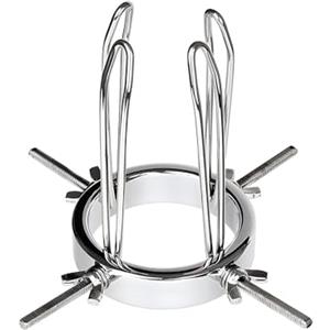 Peadxuno Divaricatore anale vaginale BDSM Labbra Plug anale Divaricatore regolabile Giocattolo del sesso in metallo Giocattolo anale estremo Giocattolo del sesso anale Butt Plug (6 Viti)