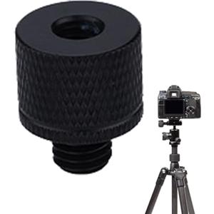 Generico Adattatore filettato per treppiede - Convertitore da 1/4 a 3/8 pollici, vite per fotocamera in acciaio, convertitore filettato universale | Accessorio per fotografo