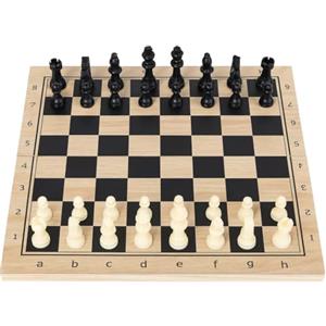 Globly Set Scacchi Dama Backgammon 3 in 1 in Legno Pieghevole, Scacchiera Portatile con Pezzi Inclusi, Perfetta per Casa, Viaggi e Attività Familiari