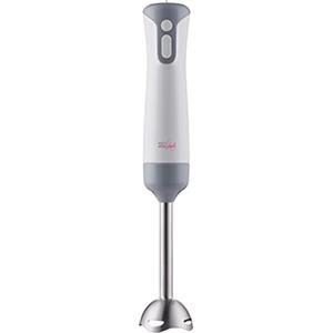 Melchioni Family | Frullatore a Immersione MIXXXO STEEL con Frusta in Acciaio Removibile, 400W, Minipimer a 2 Velocità, Lame in Acciaio Lavabili in Lavastoviglie, Impugnatura Ergonomica