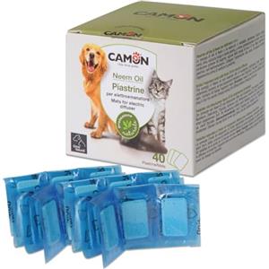 CAMON | Piastrine Protection per G925, 40pz, Con Olio di Neem e Oli Essenziali, Protezione Antizanzare