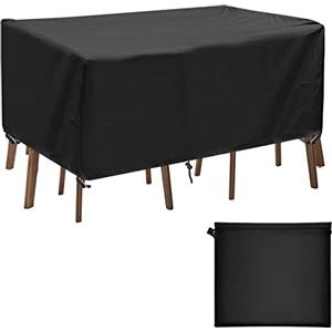 Landrip Copertura per Tavolo Giardino, 420D Oxford Telo Copri da Tavolo Impermeabile Copri per Mobili da Esterno, 150x90x75cm