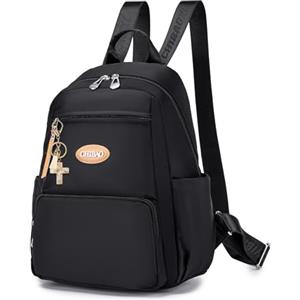 BAGZY Zaino da Viaggio 40x30x10 per Air France Lufthansa British Airways Impermeabile Zaino Porta PC Portatile da 14 Pollici Bagaglio a Mano Borsa Donna Elegante per Scuola,Lavoro,Shopping Nero