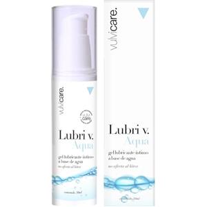 vulvicare. Vulvicare Lubri V Aqua - Gel Lubrificante Intimo Femminile - 50ml - A Base d'Acqua, Morbidezza Naturale, pH Bilanciato - Compatibile con Preservativi e Toys - Facile da Risciacquare