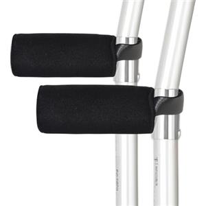 Luxvara 2 Unità Cuscinetto per Stampelle Avambraccio, Maniglia Imbottita, Custodia Imbottita, Morbido Traspirante Anti-Compressione Facile Da Installare Per Maggior Comfort Nell'uso Delle Stampelle