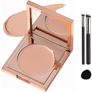 Generico Colored Clay CC Undereye Corrector & Hydrating Concealer with Brush, Color Correcting Cream for Dark Circles, Under Eye Brightener, Lightweight Formula for All Skin Types (Light Skin)