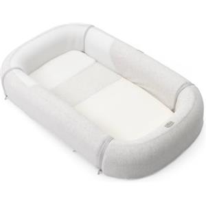 Chicco Mommy Pod 3in1, Riduttore Lettino Neonato, 81 cm x 49 cm, Nido per Bebè, 0-3 mesi per la Nanna, 0-8 mesi per il Tummy Time, Rivestimento in Cotone Organico, Lavabile in Lavatrice, Beige
