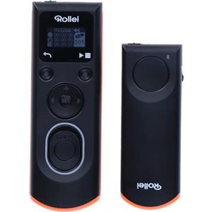 Rollei Telecomando Senza Fili 28119 per Nikon - Scatto a Distanza, Sequenze e Intervalli di Tempo con Display LCD Illuminato