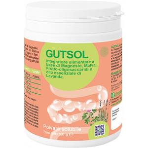 HERBOPLANET GUTSOL 100G - Integratore alimentare con Magnesio, Malva e Olio Essenziale di Lavanda per la Digestione