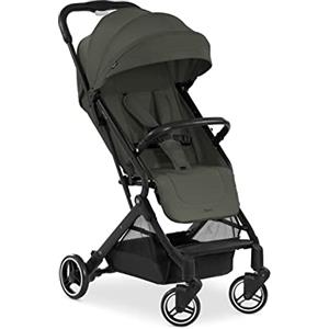 hauck Passeggino Da Viaggio Travel N Care Per Bambini Dalla Nascita a 22kg - Buggy Reclinabile, Ultraleggero 6,9kg - Si Piega Con Una Mano, UPF50+, Ruote EVA, Cesto Fino a 3kg - Verde oliva