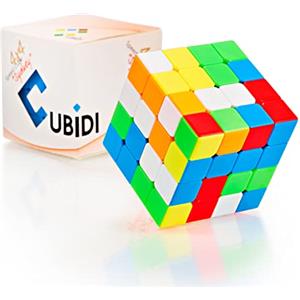 CUBIDI Cubo Magico Speedcube Con Caratteristiche Ottimizzate Per Lo Speed Cubing - per Principianti Ed Esperti Adesivo Non Incluso Cubo di Rubik 4x4 - Tipo Sydney