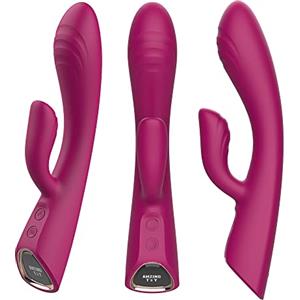 kandid Sh Rabbit Toy Vibratore | Rosa | Doppio motore | 9 modelli di vibrazione | Impermeabile | Ricaricabile con caricatore USB incluso