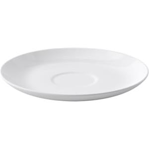 Villeroy & Boch Royal Piattino per Tazza da Caffèlatte, Porcellana Premium Bone, Bianco, 180 mm