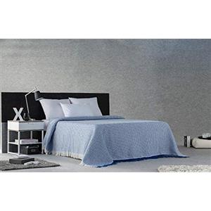 Estoralis Nido Plaid Multiuso, Policotone, Blu, 230 x 260 cm