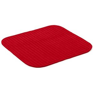 Gözze - Morbido Tappetino da Bagno Antiscivolo, 100% Poliestere, 50 x 45 cm - Bordeaux