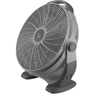 BEPER P206VEN560 Ventilatore da terra, 100W di potenza, Ventilatore da pavimento con 5 Pale grandi, 3 Velocità selezionabili, Grigio