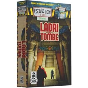Cranio Creations - Escape Room Il Gioco - Espansione Ladri di Tombe, Una Nuova Avventura Per Il Famoso Gioco Con Il Chrono Decoder, Espansione, Edizione in Lingua Italiana