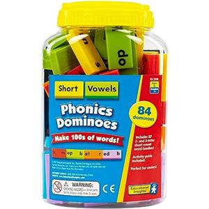 Educational Insights Learning Resources Domino di fonetica con vocali brevi